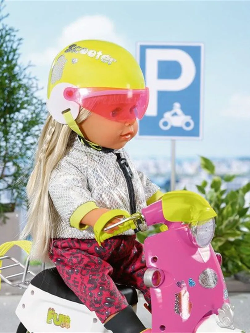 Baby born City Deluxe Casque pour Scooter - N/A