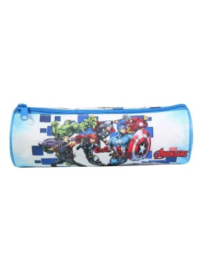 BAGTROTTER Trousse scolaire ronde Marvel Avengers Bleue - Bleu