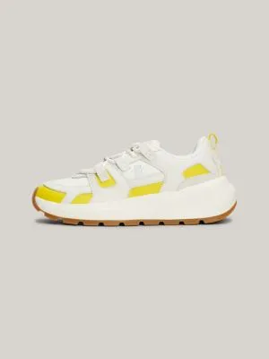 Baskets de running en cuir Premium | Jaune | Tommy Hilfiger