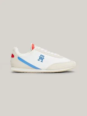 Baskets de running Heritage en daim | Blanc | Tommy Hilfiger