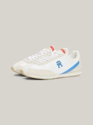 Baskets de running Heritage en daim | Blanc | Tommy Hilfiger