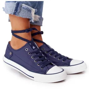 Baskets Femme Big Star Rubber Toe Bleu Marine DD274335