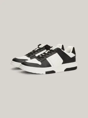 Baskets The Brooklyn colour-block en cuir | Noir | Tommy Hilfiger