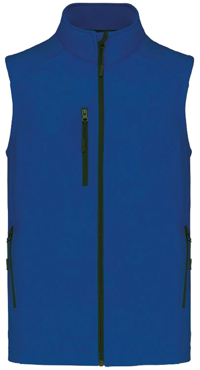 Bodywarmer softshell - gilet sans manches - K403 - bleu roi foncé - Homme 