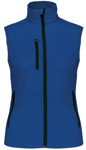 Bodywarmer softshell - gilet sans manches - K404 - bleu roi foncé - Femme 