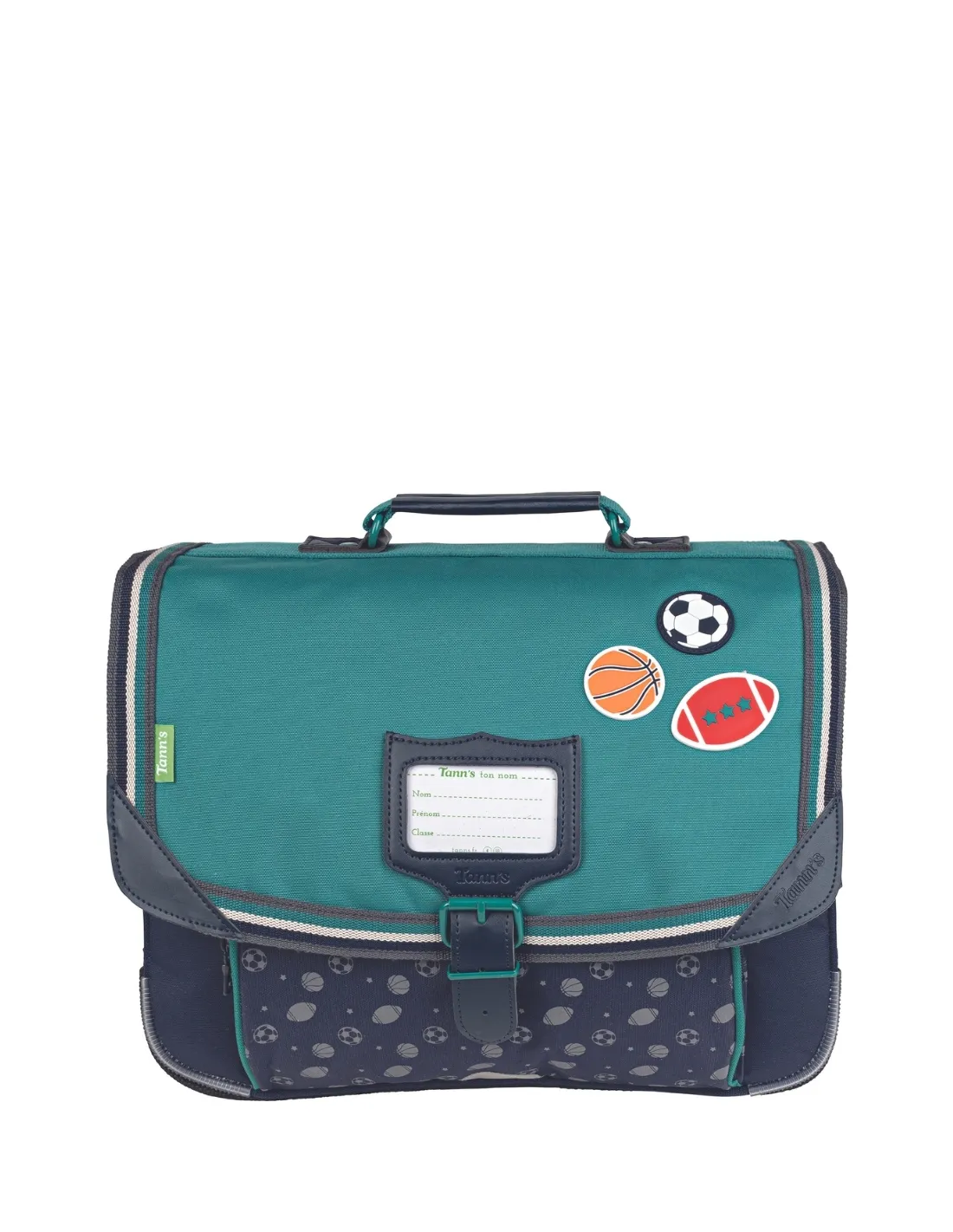 Cartable 38 Tann's Alexandre Ref 38257 Vert 38*29*15 cm