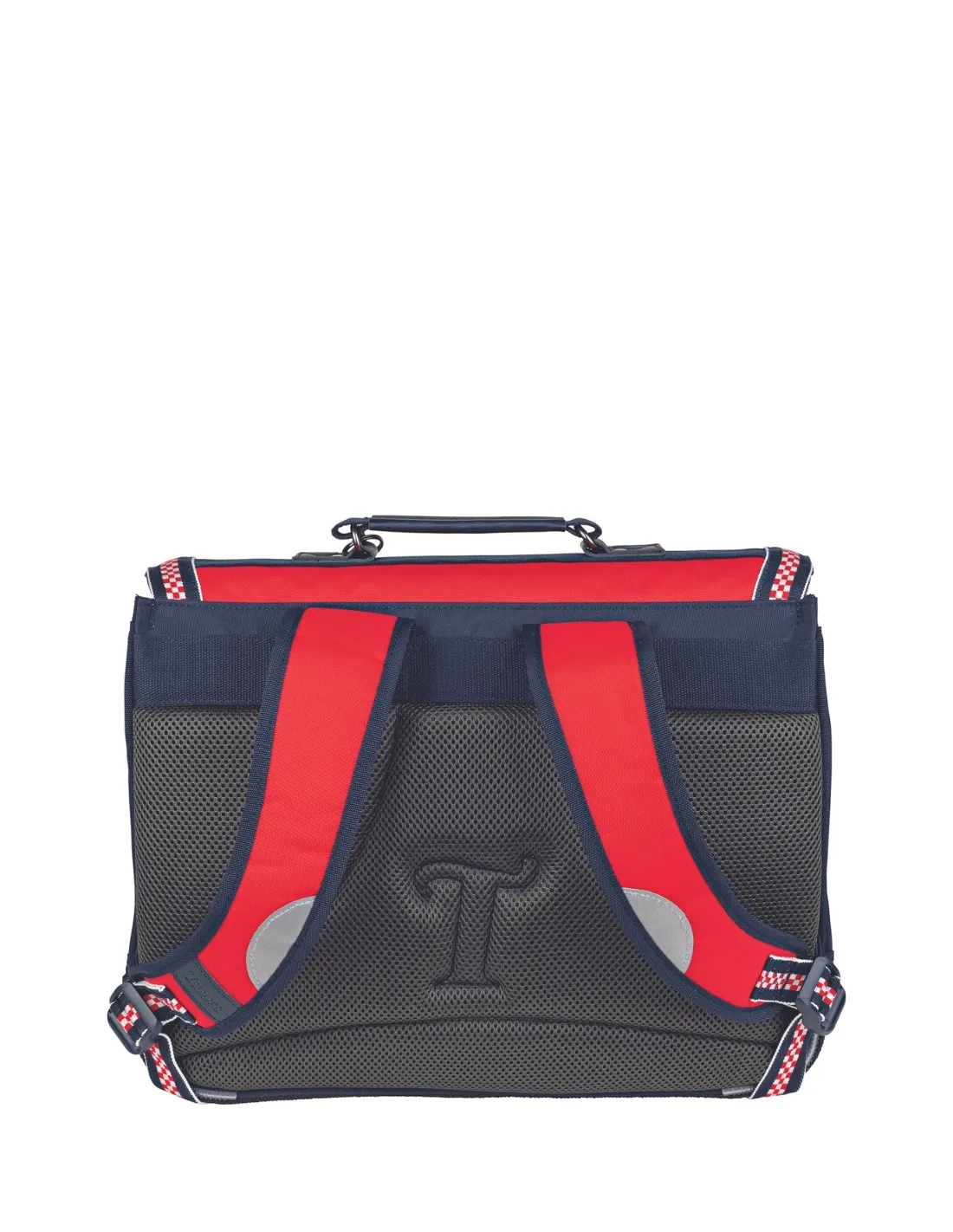 Cartable 38 Tann's Noe Ref 38125 Bleu Rouge 38*29*15 cm