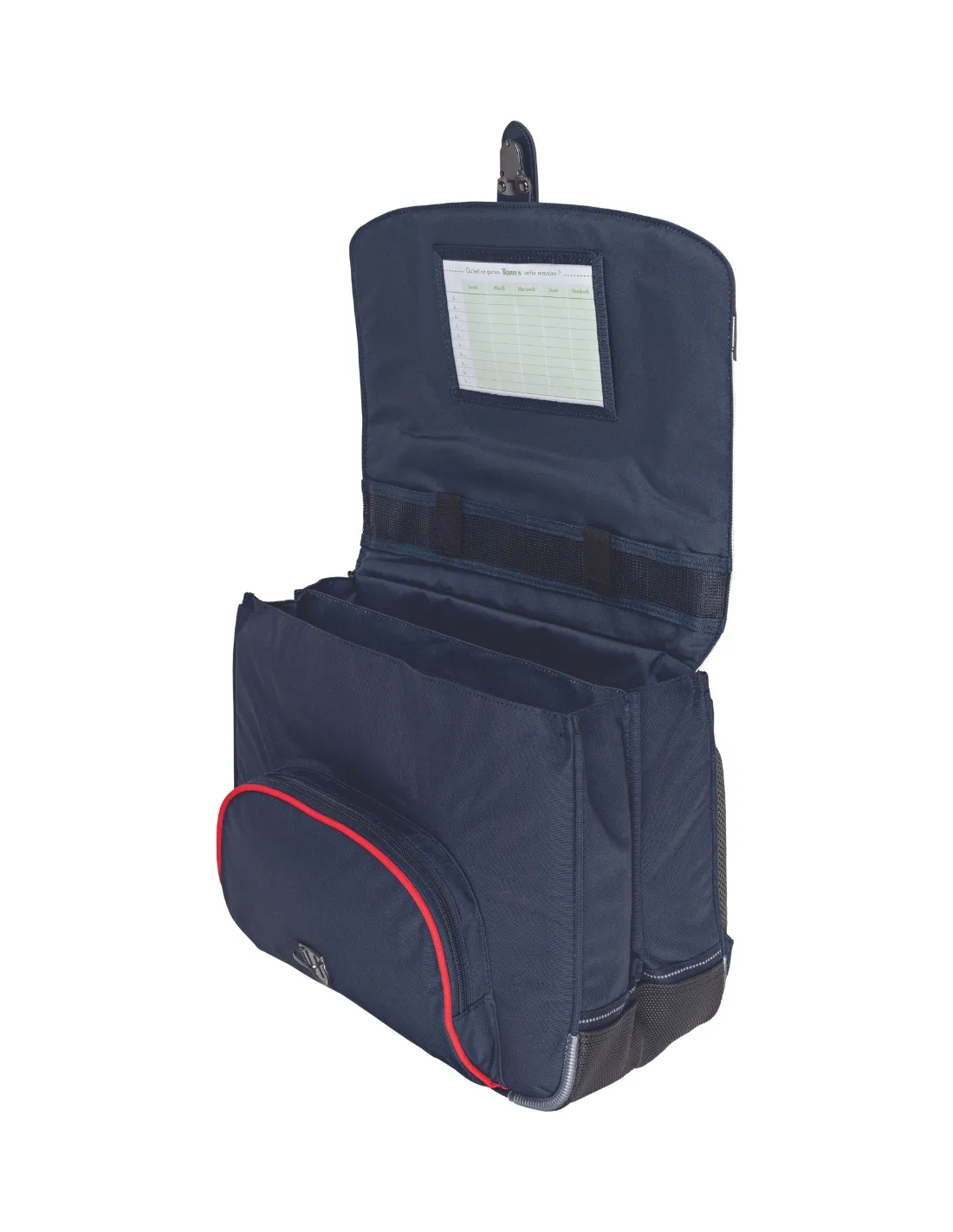 Cartable 38 Tann's Noe Ref 38125 Bleu Rouge 38*29*15 cm