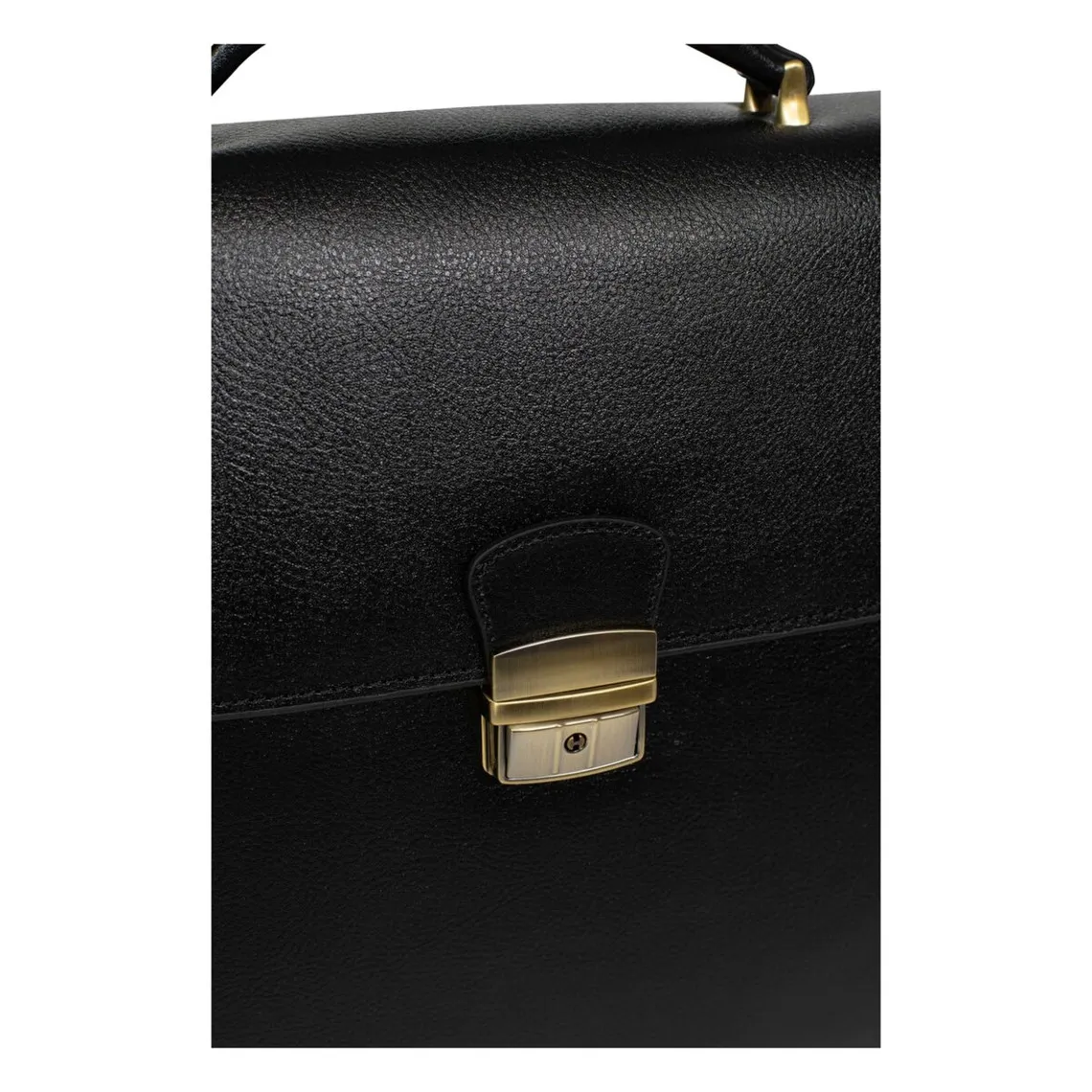 Cartable A4 Cuir REPUBLIQUE Noir Ula | 3 Suisses