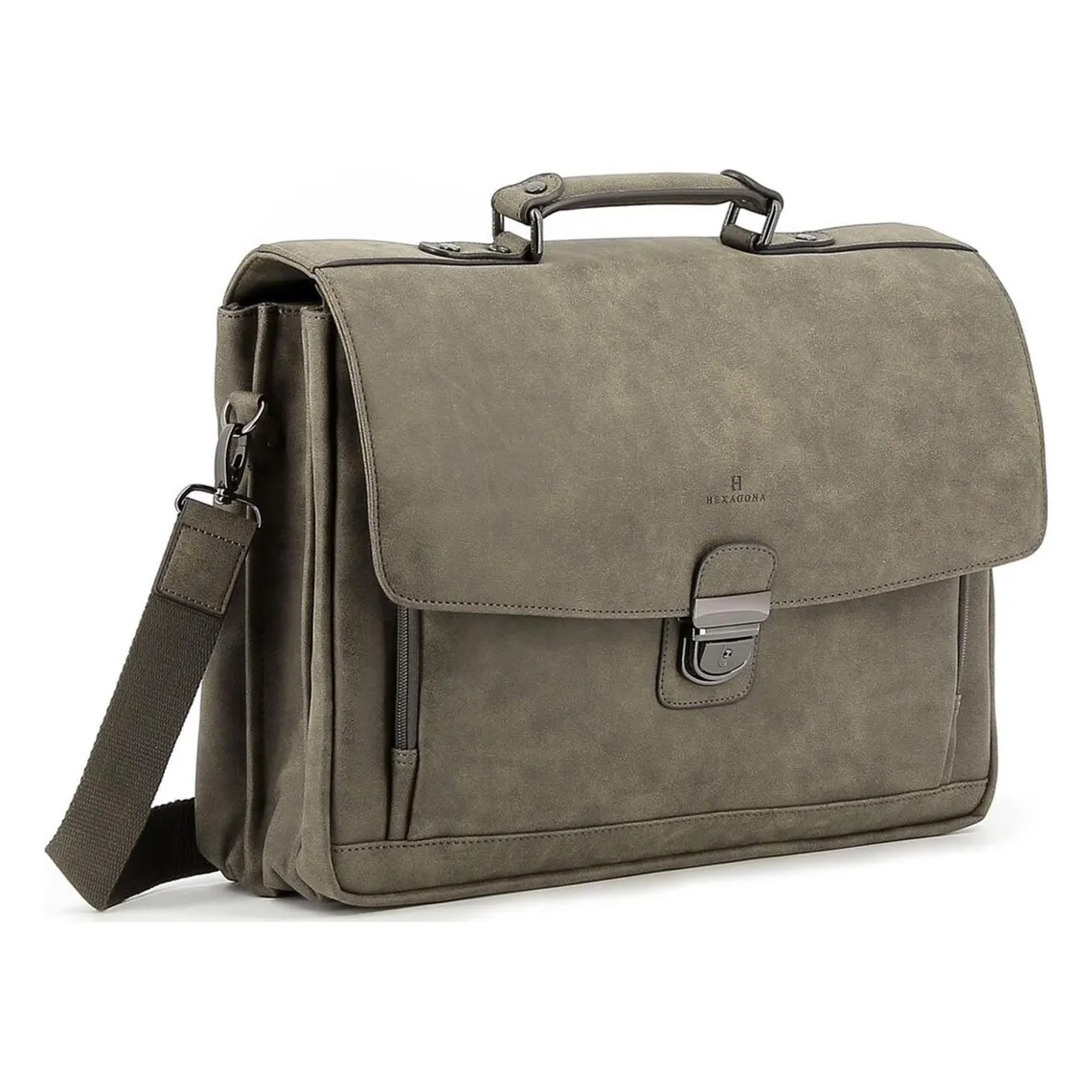 Cartable A4 DIFFERENCE Taupe Jarl | 3 Suisses