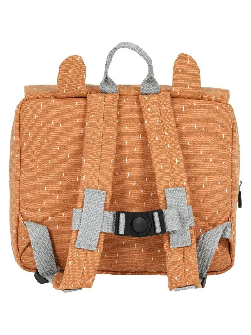 Cartable A4 maternelle Mr. Fox - Marron