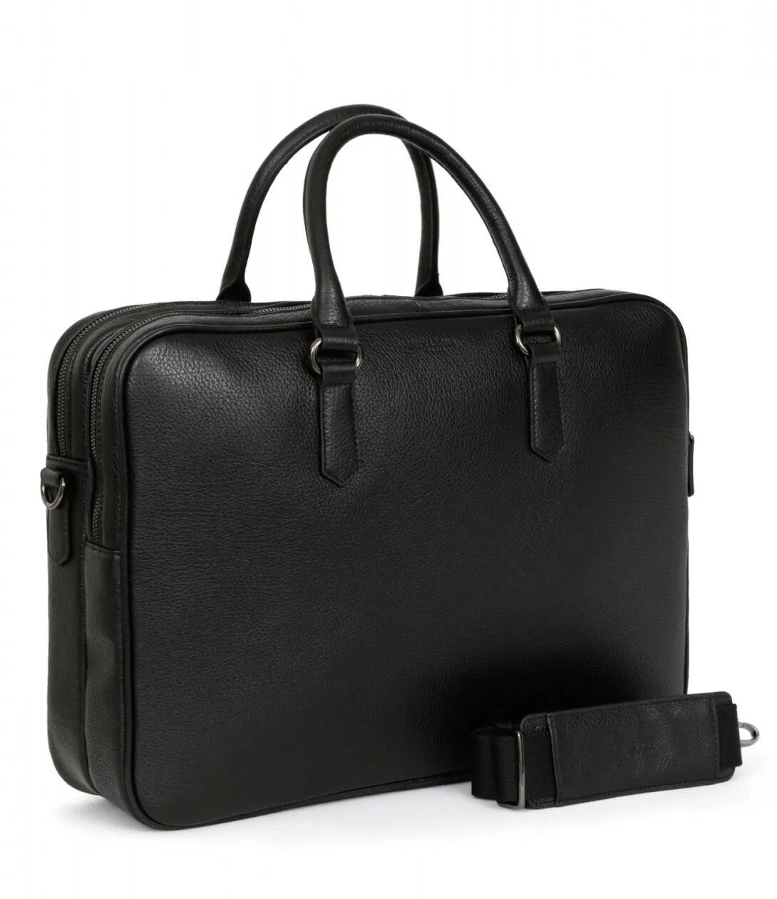 Cartable cuir vachette noir