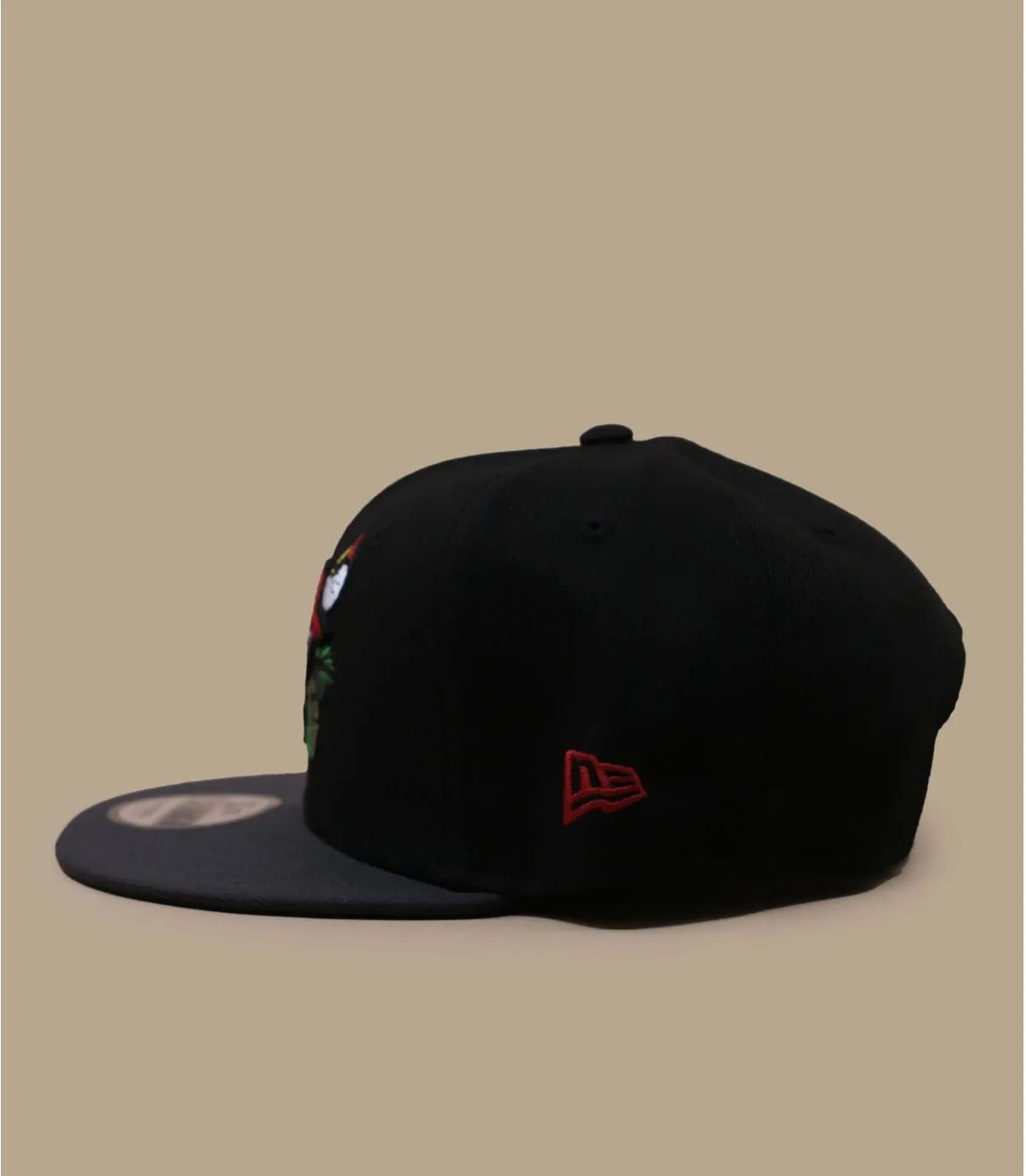 Casquette snapback Bulls noire tropicales - Casquette NBA Floral 9Fifty Bulls black New Era : Headict