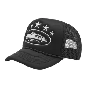 Casquette trucker Corteiz 5 Starz Alcatraz Black