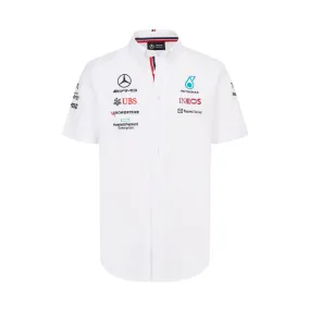 Chemise MERCEDES AMG Team blanche pour homme taille M