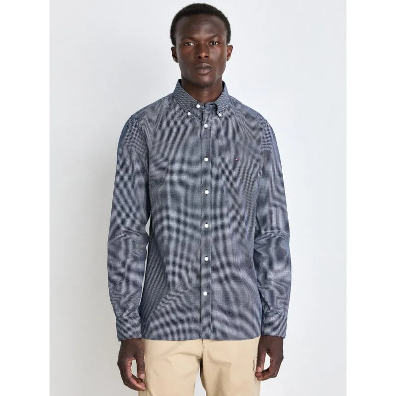 Chemise à carreaux araki bleu homme - Sunvalley | wimod