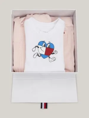 Coffret cadeau T-shirt, sweat et jogging | Rose | Tommy Hilfiger