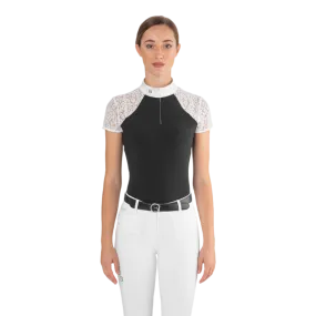 Ego7 - Polo de concours manches courtes femme Florentine noir