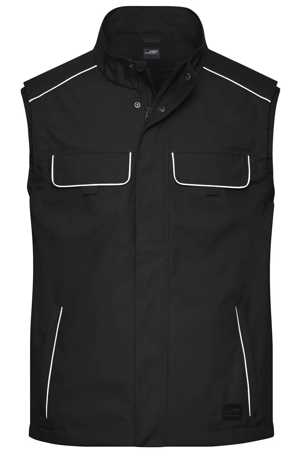 Gilet de travail léger softshell - JN881 - noir 