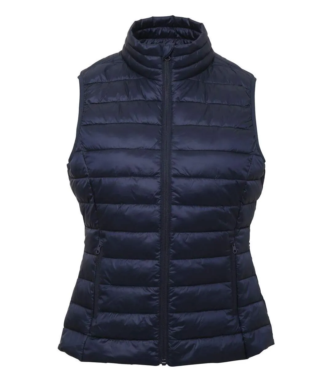 Gilet doudoune rembourré sans manches - femme - TS31F - bleu marine