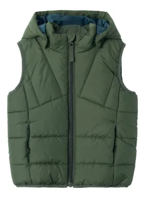 Gilet Name It Menphis Kids Vert pour Garçon