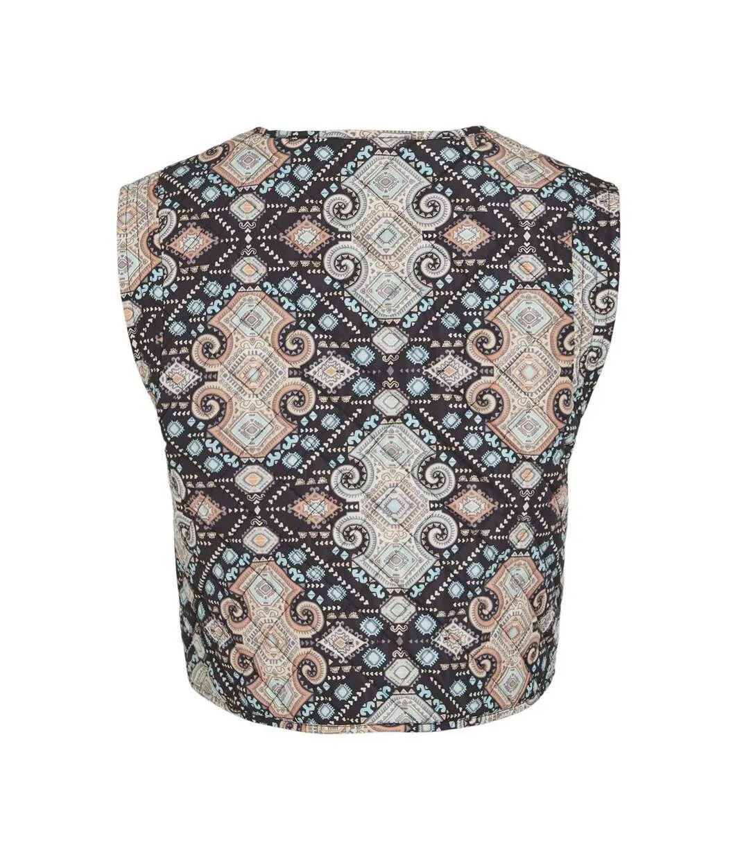 Gilet Noir à motif Femme Vila Vietra Quilted