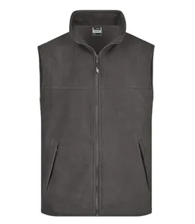 Gilet sans manches bodywarmer polaire homme - JN045 - gris foncé