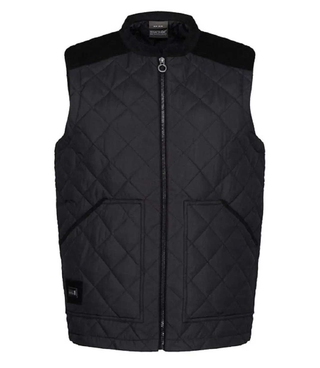 Gilet sans manches matelassé losanges - Homme - TRA876 - noir