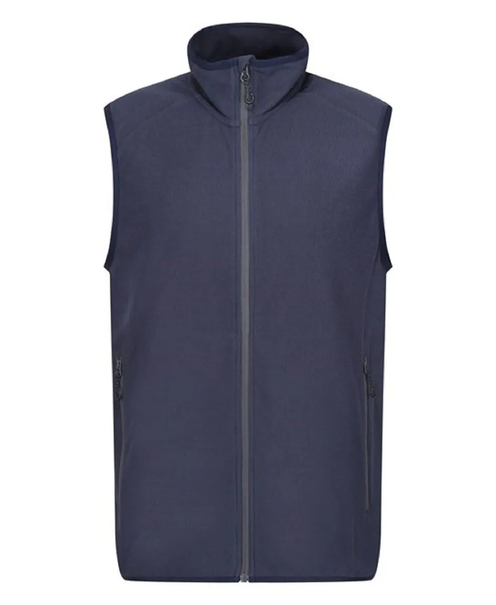 Gilet sans manches polaire - Homme - TRF695 - bleu marine et gris 