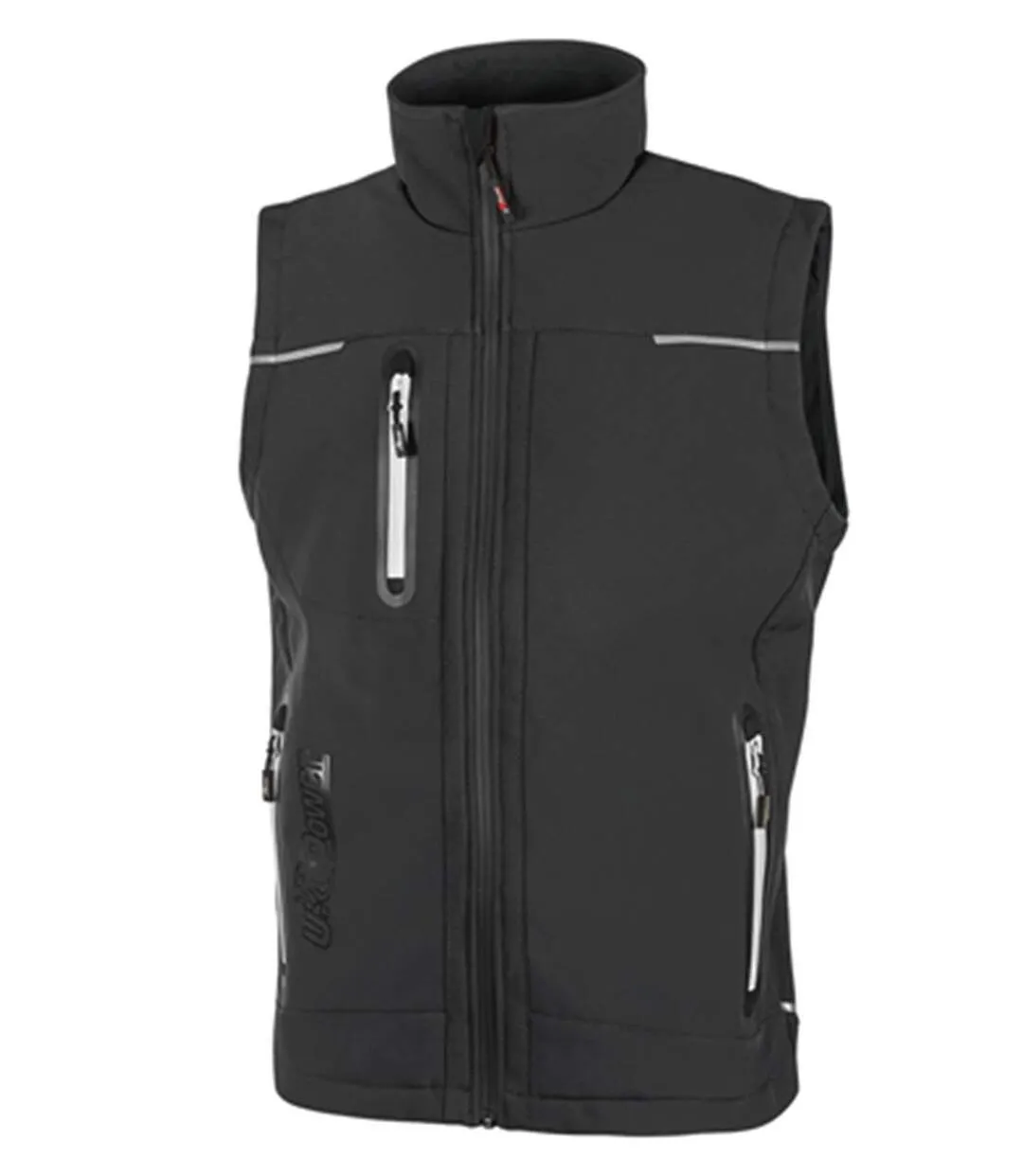 Gilet softshell sans manches - Homme - UPFU188 - gris asphalte