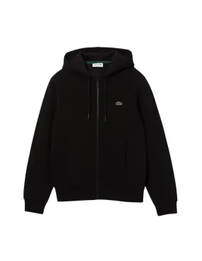 Gilet sweatshirt a capuche Lacoste homme Ref 57995 031 Noir