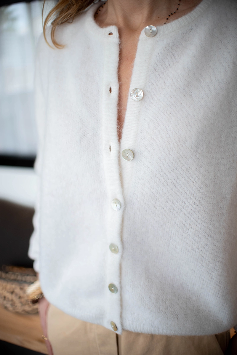 Gilet Vitow Blanc - American Vintage | Les Chiquettes