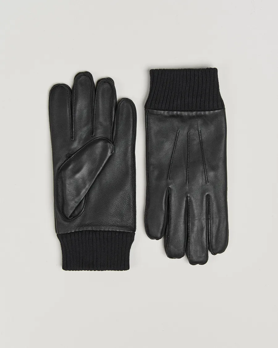 Hackney Leather Glove Black