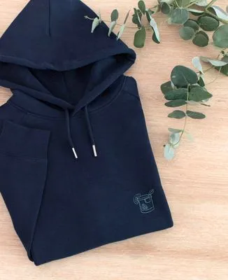 Hoodie zippé homme Cocktail gin tonic (brodé)