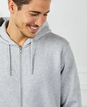 Hoodie zippé homme Famille illustrée personnalisé