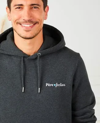 Hoodie zippé homme Père-fection (brodé)