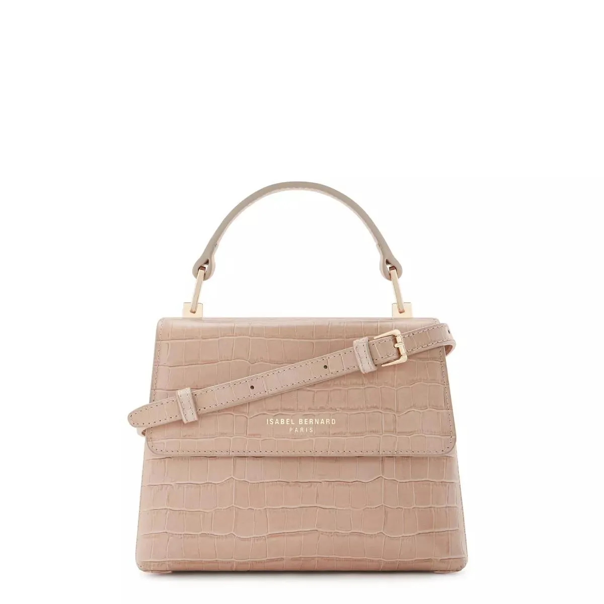 Isabel Bernard Isabel Bernard Femme Forte Heline Kroko Beige Hand Beige | Cartable