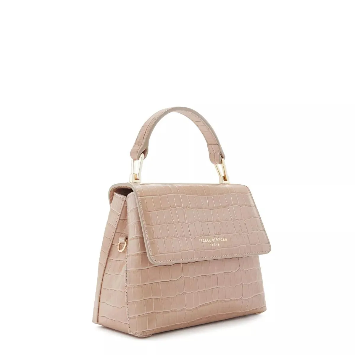 Isabel Bernard Isabel Bernard Femme Forte Heline Kroko Beige Hand Beige | Cartable