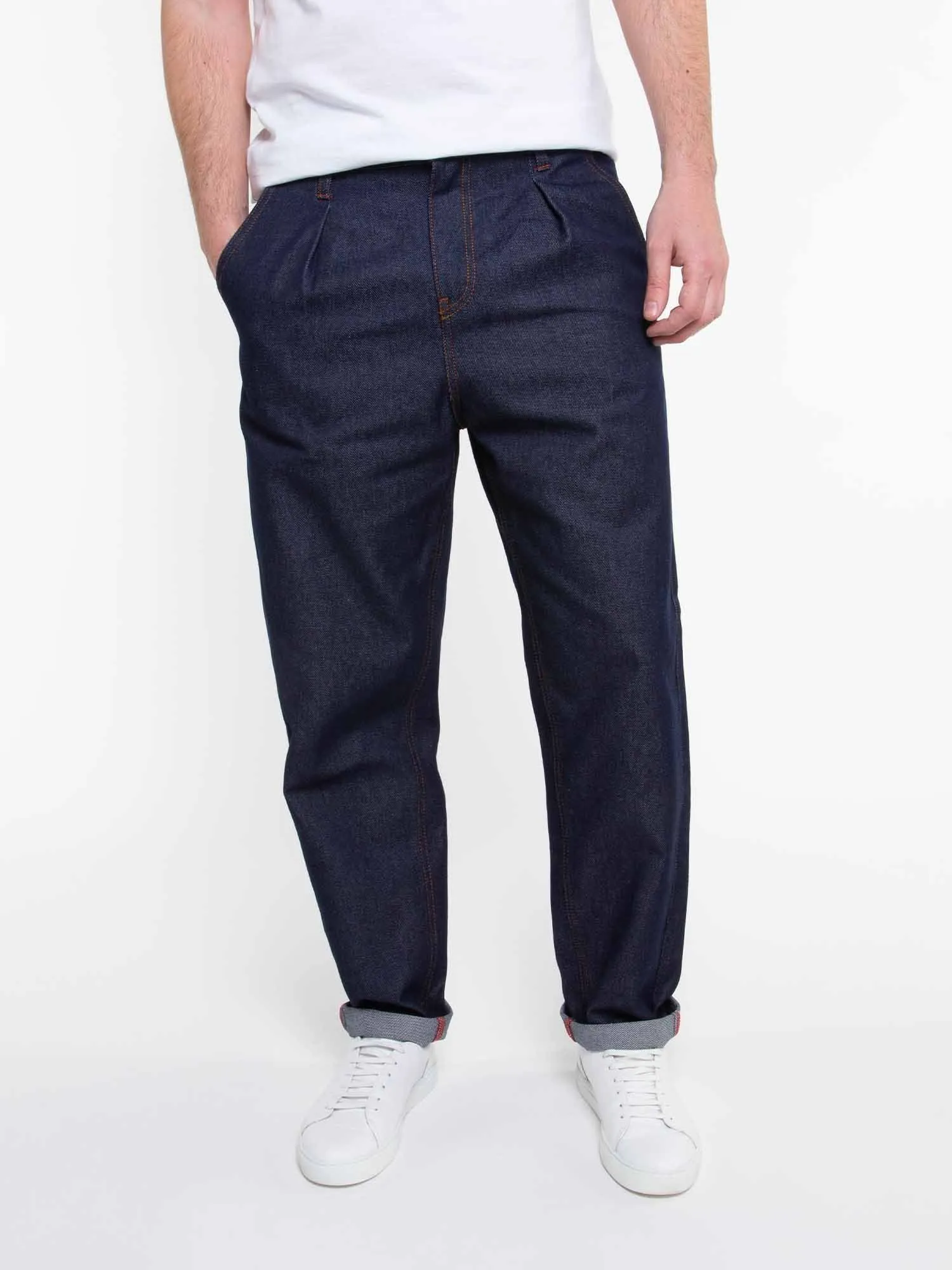 JEANS BALLON 119N coton bio superdenim indigo brut Homme | 1083