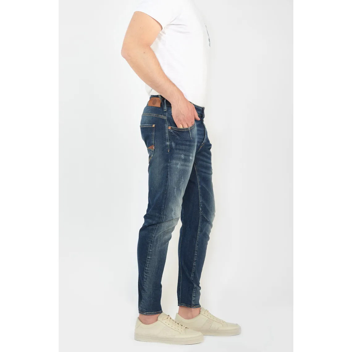 Jeans tapered 903, longueur  en coton | 3 Suisses