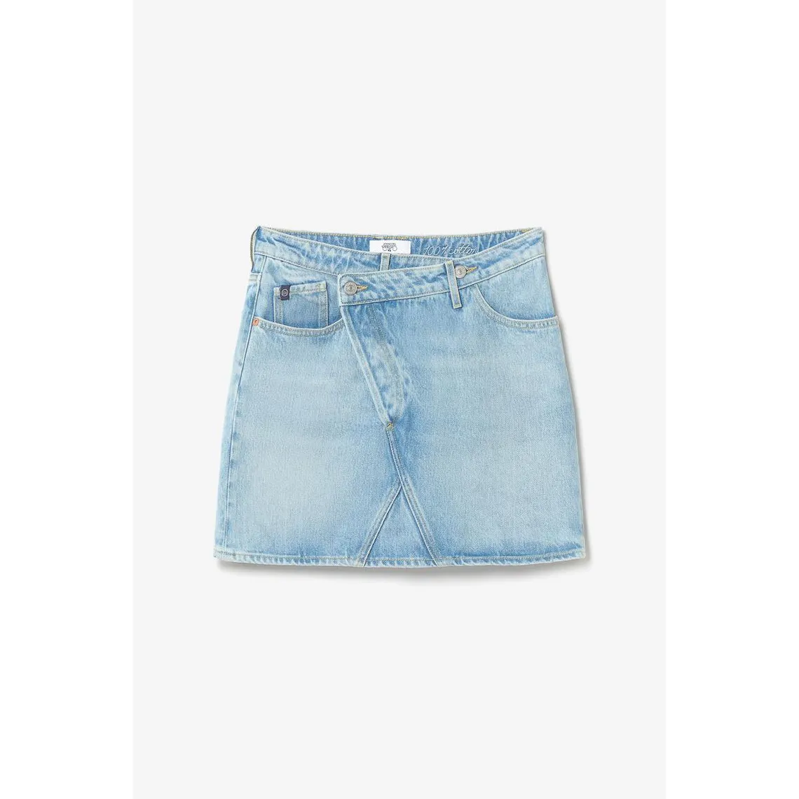 Jupe droite en jeans ALOFI bleu Dot | 3 Suisses