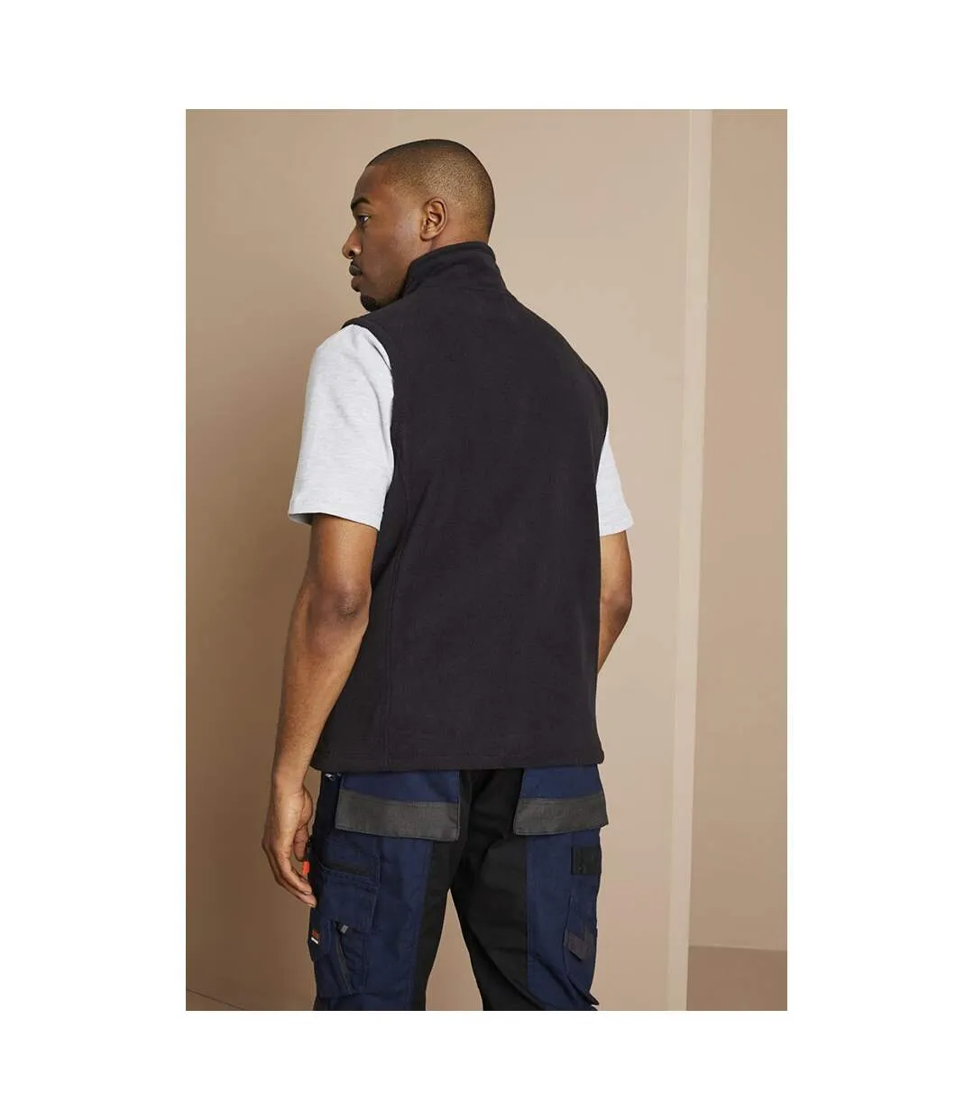 L gilet polaire sans manches homme noir Russel