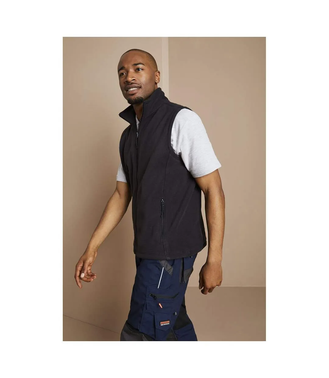 L gilet polaire sans manches homme noir Russel