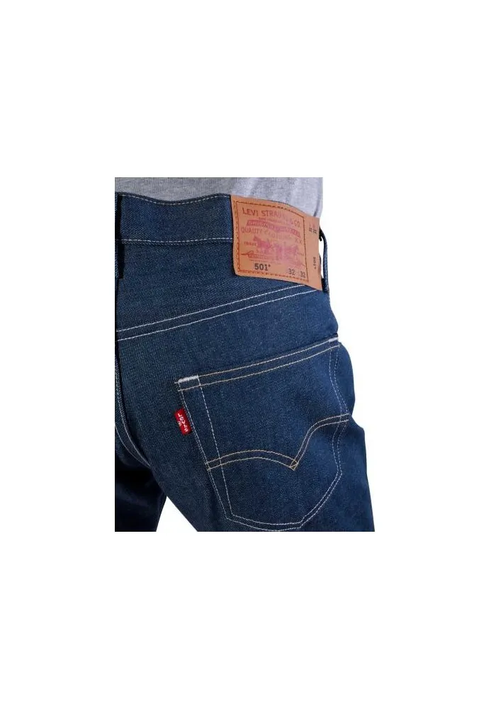 Levi's 501 Original Button Fly Shrink to Fit Jeans cartonné -501-0986 Hommes