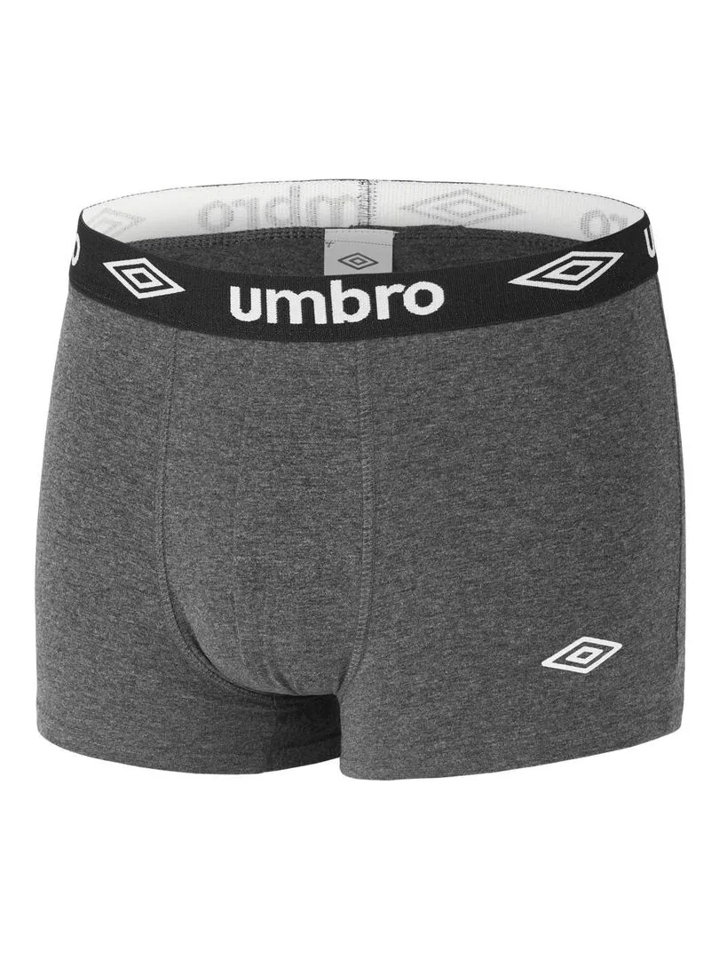 Lot de 4 Boxers homme coton Bio Neo Umbro - Noir