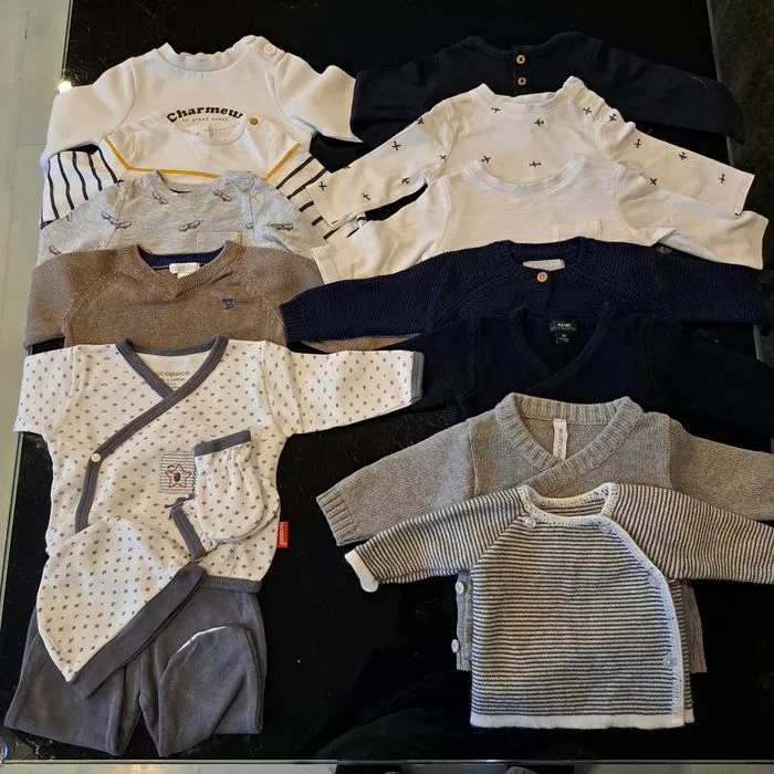 Lot de vêtements bébé garçon 1 mois - 1 mois  | Beebs