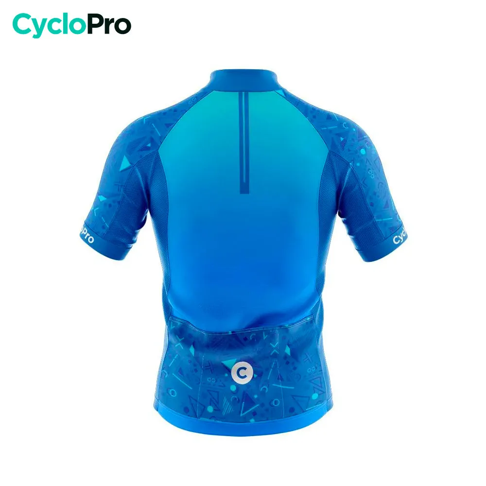 MAILLOT CYCLISME ROUTE BLEU - WAVE+