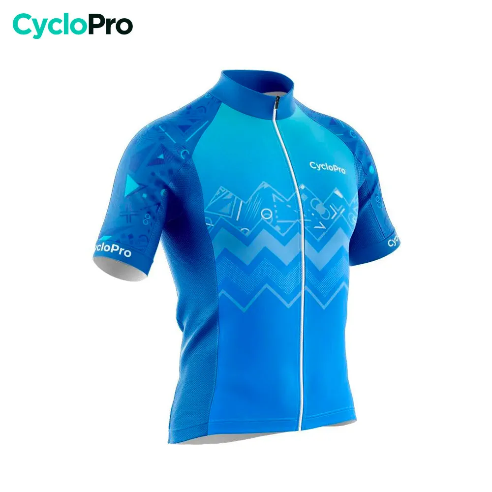 MAILLOT CYCLISME ROUTE BLEU - WAVE+