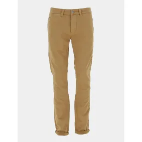 Pantalon chino jogg jurt marron homme - Le Temps Des Cerises | wimod