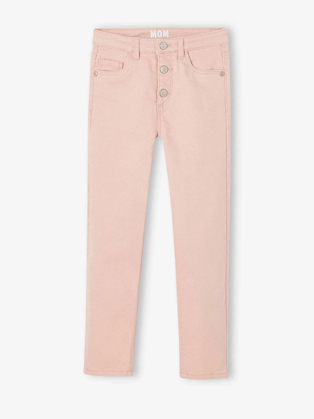 Pantalon Mom MorphologiK Fin fille encre - Vertbaudet